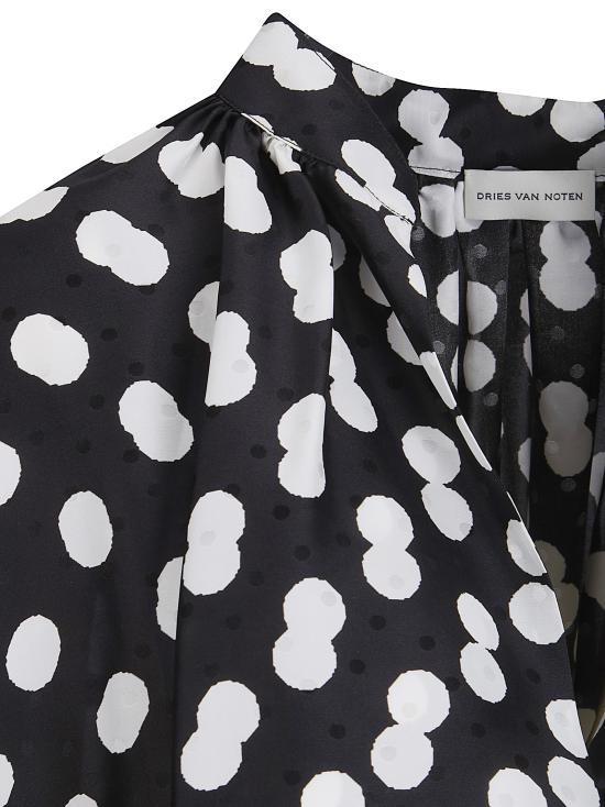 26SS 드리스 반 노튼 셔츠 2610107443114 900 BLACK - DRIES VAN NOTEN