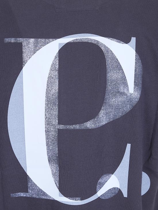 26SS 씨피 컴퍼니 반팔 티셔츠 20CMTS087A005100W 888 TOTAL ECLIPSE - C.P. COMPANY