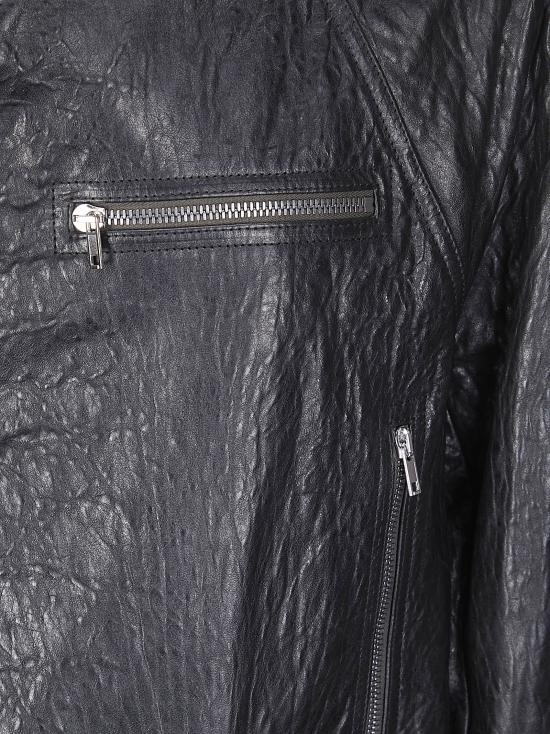 26SS 릭 오웬스 가죽 자켓 RP01F6716LBE 09 BLACK - RICK OWENS