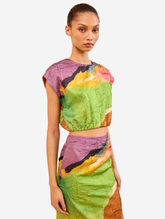  울라 존슨 블라우스 지젤라 탑 네이처는 진공을 혐오한다 - ULLA JOHNSON