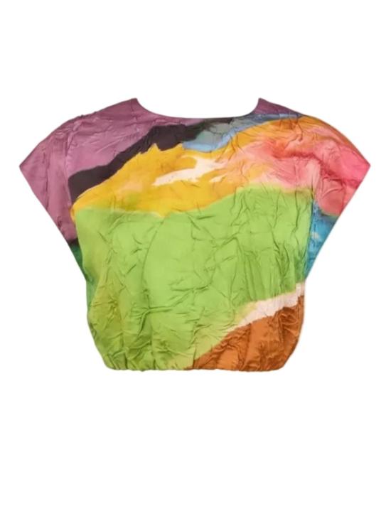  울라 존슨 블라우스 지젤라 탑 네이처는 진공을 혐오한다