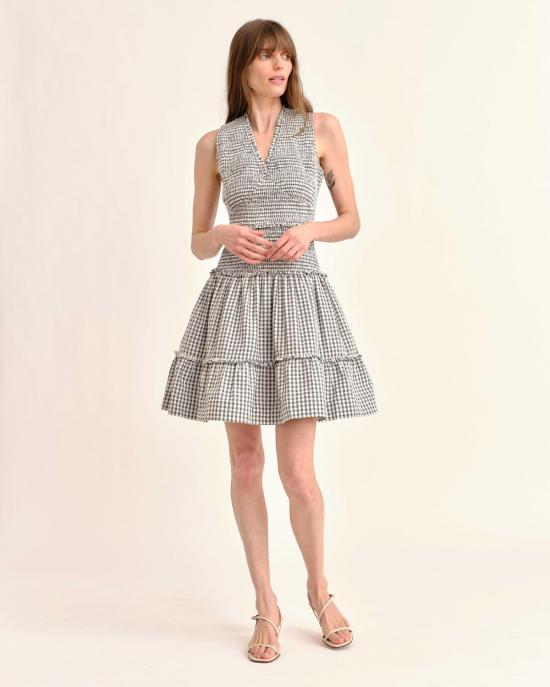  Cartolina 숏 원피스 카르톨리나 레트 미니 드레스 모스 - OTHER BRANDS