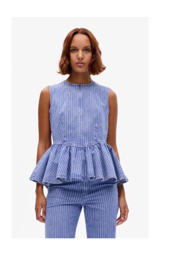  바움 운드 페르드가르텐 블라우스 네덜란드 블루 스트라이프 탑의 Baum und Pferdgarten Merja - BAUM UND PFERDGARTEN