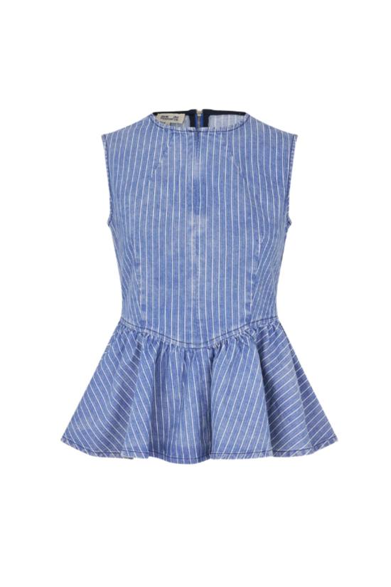  바움 운드 페르드가르텐 블라우스 네덜란드 블루 스트라이프 탑의 Baum und Pferdgarten Merja