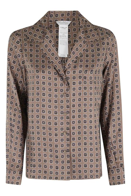  막스마라 블라우스 막스 마라 디스코 셔츠 머드