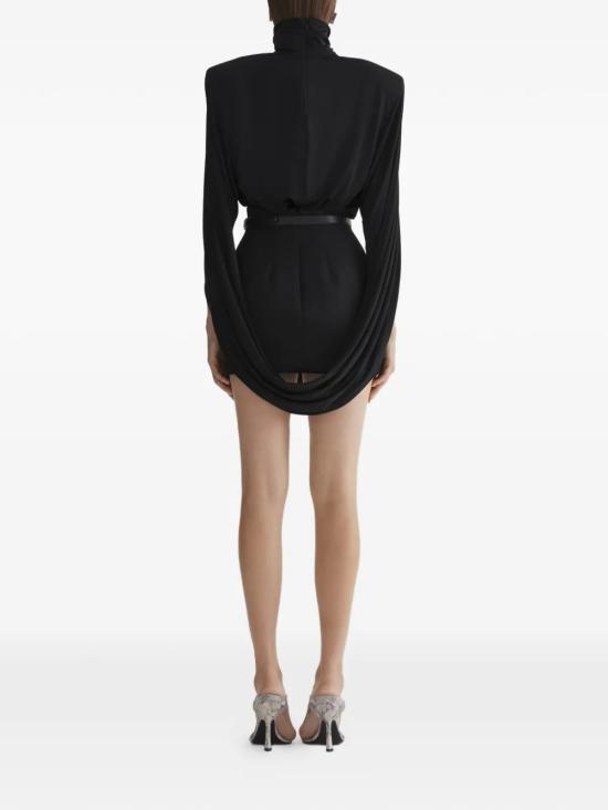 26SS 뮈글러 긴팔 티셔츠 26P1TO08606030 1999 Black - MUGLER