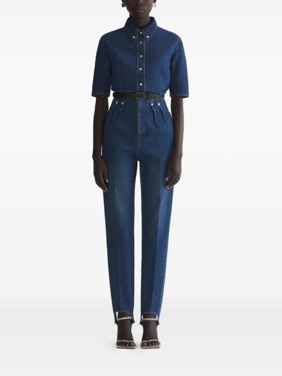 26SS 뮈글러 데님 팬츠 26P6PA0534211 6142 Blue rinsed