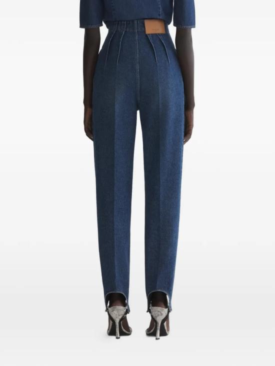 26SS 뮈글러 데님 팬츠 26P6PA0534211 6142 Blue rinsed - MUGLER