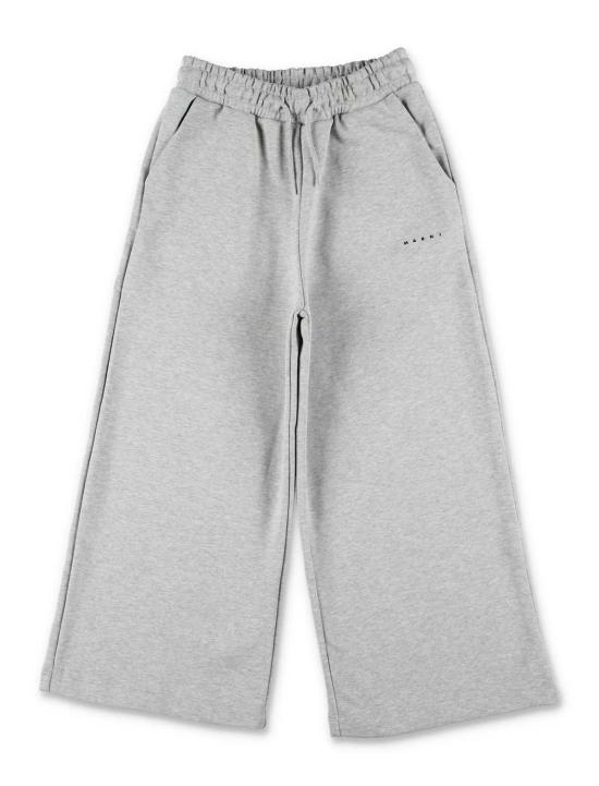  [키즈] 마르니 트레이닝/조거 팬츠 키즈 코튼 스웨트 그레이