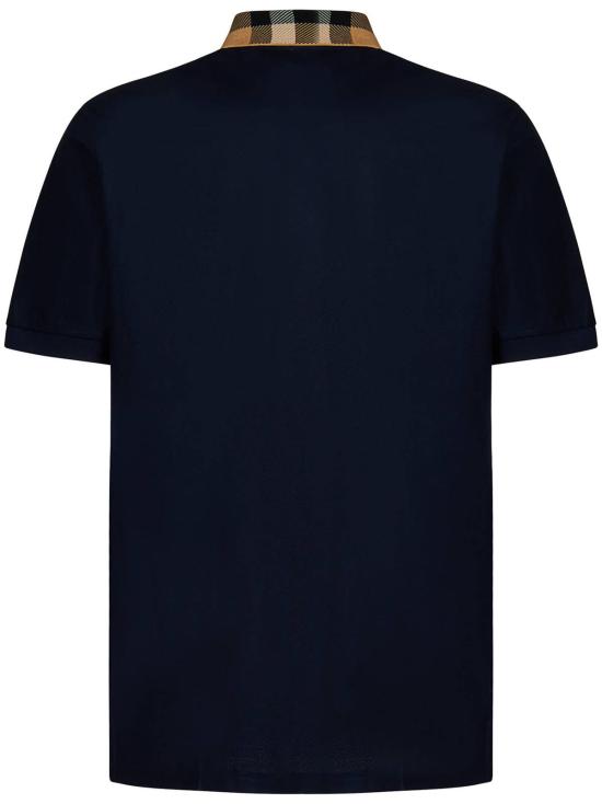  버버리 폴로 티셔츠 폴로 셔츠 블루 - BURBERRY