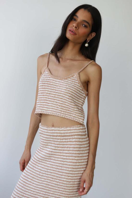  칼라한 니트웨어 민소매 티셔츠 캘러핸 니트웨어 테디 탱크탑 - CALLAHAN KNITWEAR