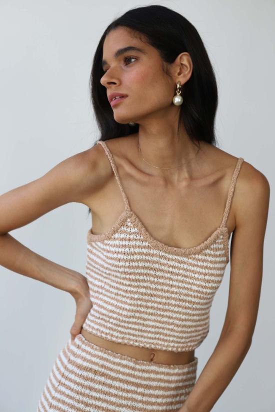  칼라한 니트웨어 민소매 티셔츠 캘러핸 니트웨어 테디 탱크탑 - CALLAHAN KNITWEAR