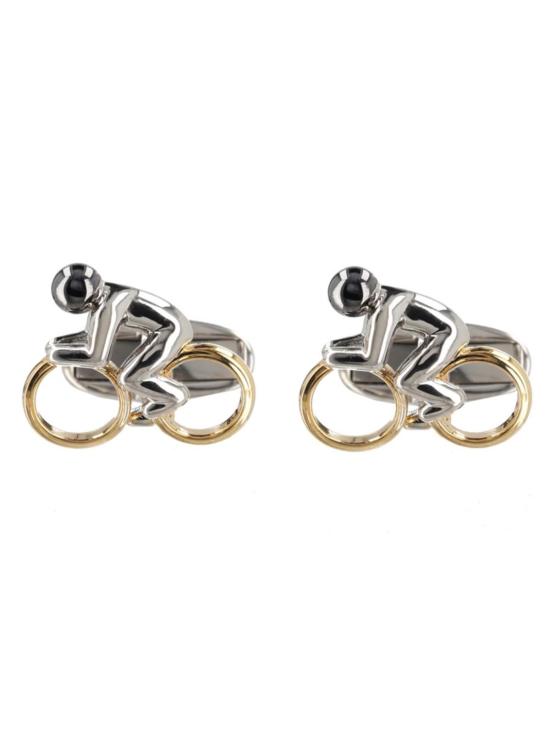  폴 스미스 커프스 링크/타이 홀더 트윈스 사이클 커프링크스 멀티컬러