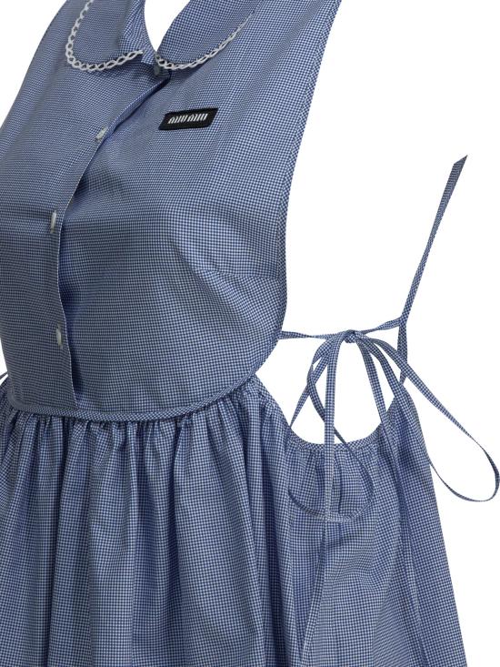 26SS 미우미우 미디 원피스 MF6203187GF0AZ1 S OOO Light blue - MIU MIU