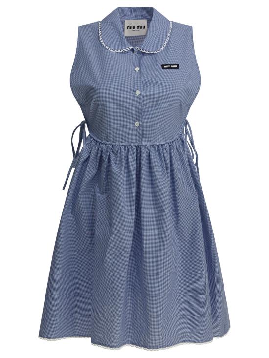 26FW 미우미우 미디 원피스 MF6203187GF0AZ1 S OOO Light blue