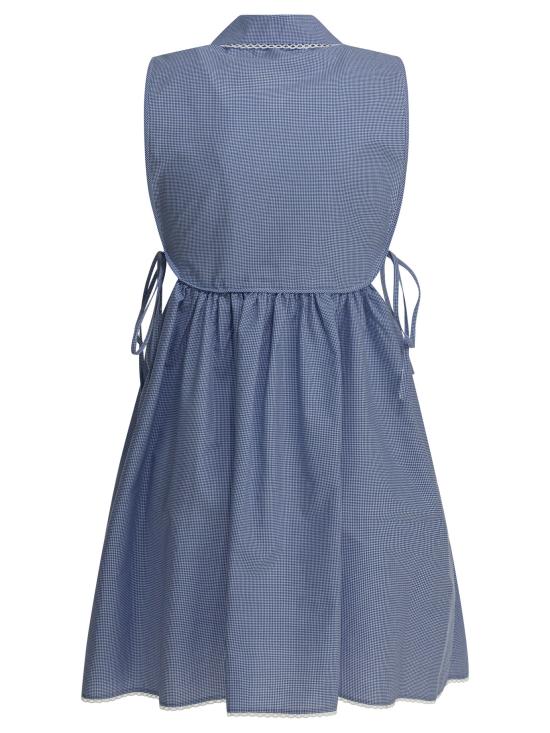 26FW 미우미우 미디 원피스 MF6203187GF0AZ1 S OOO Light blue - MIU MIU