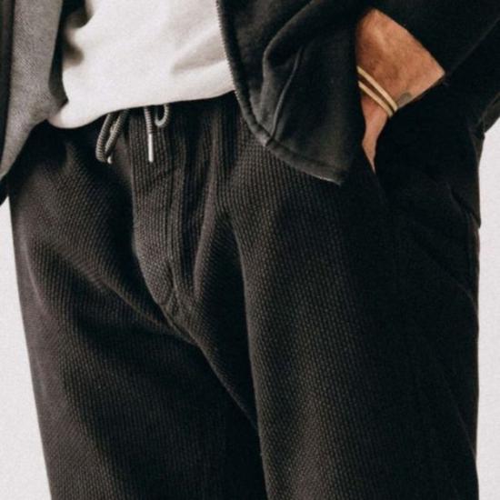  Taylor Stitch 트레이닝/조거 팬츠 Après 팬츠 블랙 인디고 - OTHER BRANDS