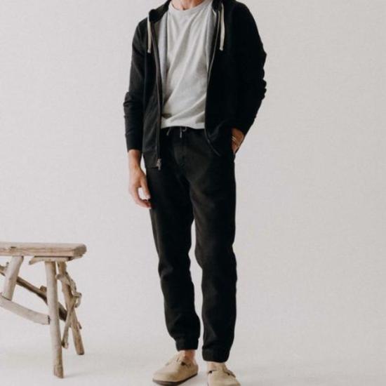  Taylor Stitch 트레이닝/조거 팬츠 Après 팬츠 블랙 인디고