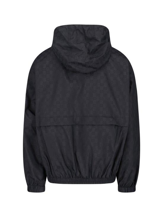  구찌 자켓 나일론 GG 자카드 재킷 블랙 - GUCCI