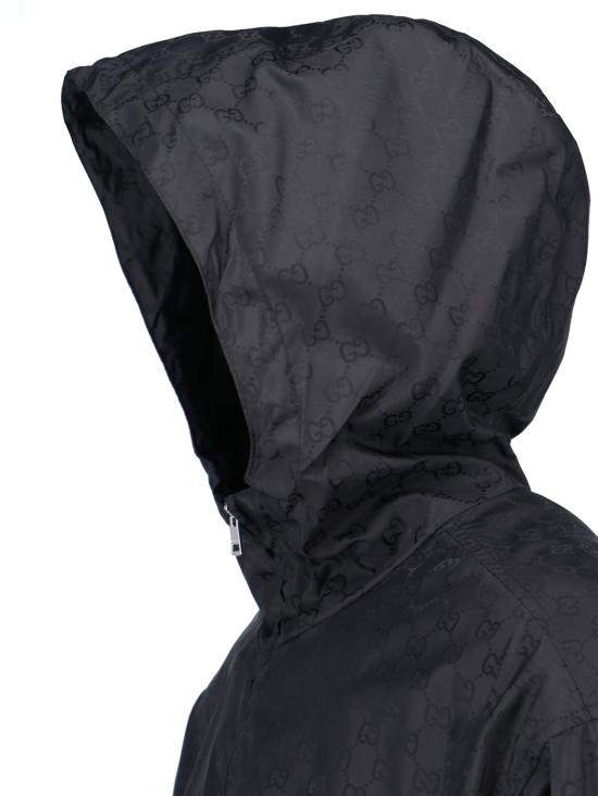  구찌 자켓 나일론 GG 자카드 재킷 블랙 - GUCCI