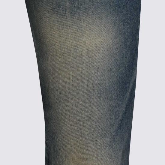  디젤 스트레이트 팬츠 코튼 진 블루 - DIESEL