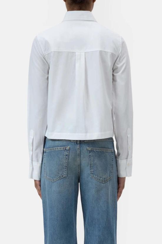  클로즈드 블라우스 레이스 디테일이 있는 흰색 셔츠 - CLOSED