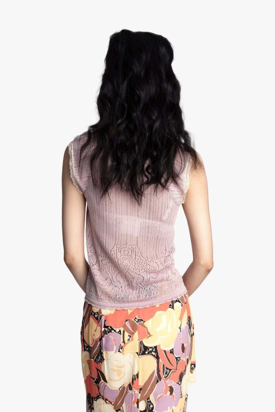  안나 수이 캐미솔 란제리 레이스 니트 - ANNA SUI