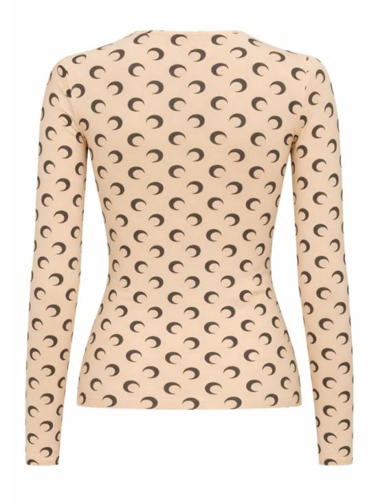  마린세르 블라우스 마린 세르 탑 문 탑 누드 - MARINE SERRE