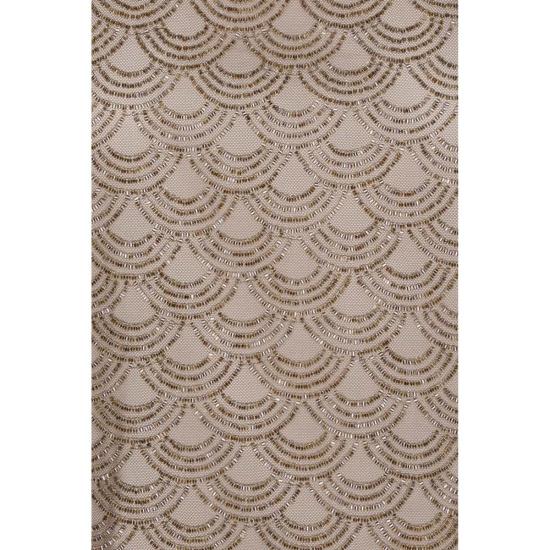  로테이트 바이 크리스텐슨 블라우스 로테이트 비르거 크리스텐센 스캘럽 시퀸 탑 걸 그레이 - ROTATE BY BIRGERCHRISTENSEN