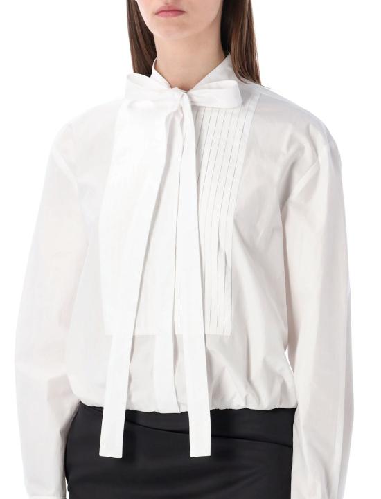  디 아티코 숏 원피스 아티코 미니 드레스 블랙/화이트 - THE ATTICO