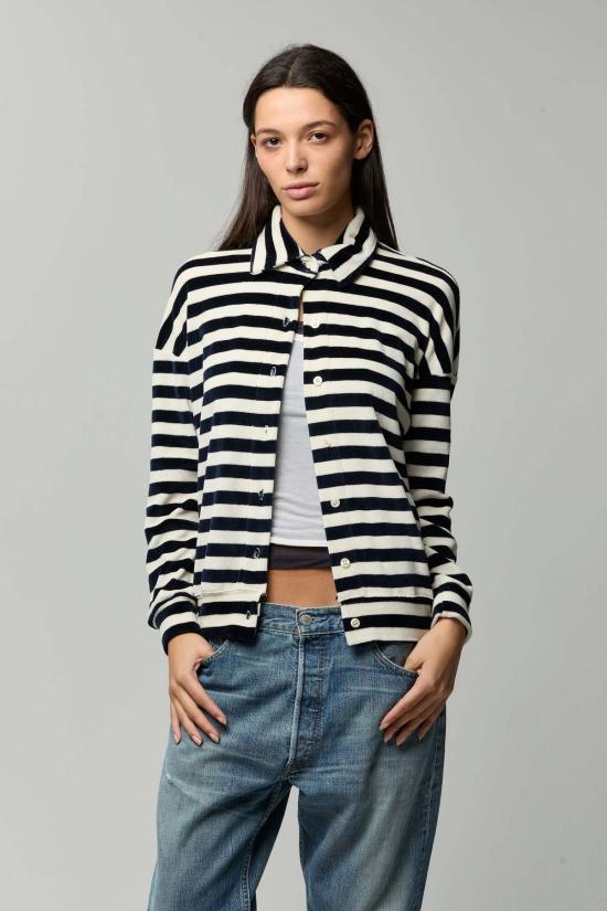  아셀 가디건 애셔 테리 카디건