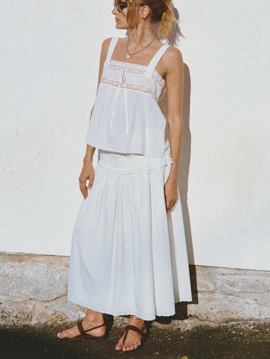  차오 루시아 블라우스 안녕 루시아 유리 탑 - CIAO LUCIA