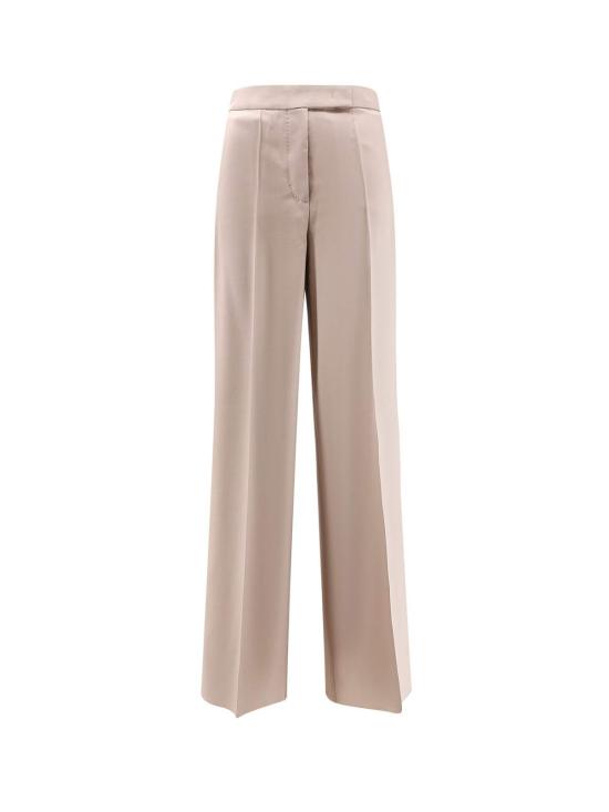  막스마라 스트레이트 팬츠 막스 마라 맥스마로네 버진 울 모헤어 및 실크 팬츠 베르데 무스키오