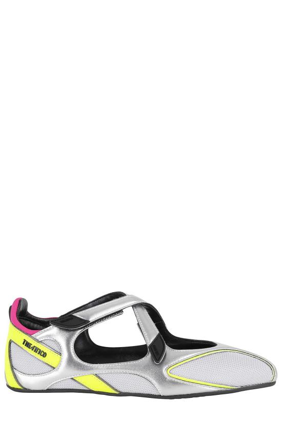  디 아티코 플랫 슈즈 아티코 플로어01 발레리나  실버 멀티컬러