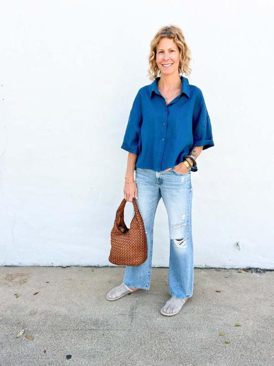  굿 컴퍼니 블라우스 썸머 브리즈 탑 - GOOD COMPANY