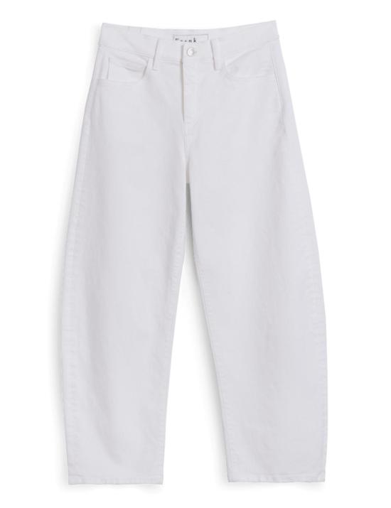  프랭크 앤 에일린 데님 팬츠 프랭크 & 아일린 브레넌 배럴 진 화이트 데님