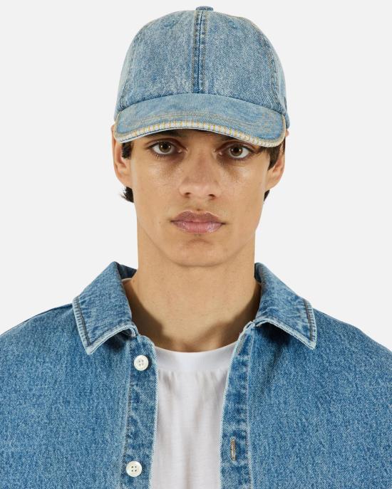  크로스트 모자 데님 블랭킷 스티치 캡 - KROST