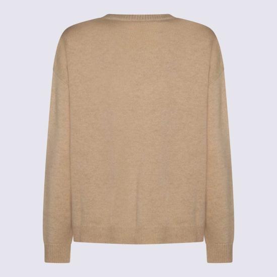  막스마라 스웨터 울 블렌드 탑  베이지 - MAX MARA