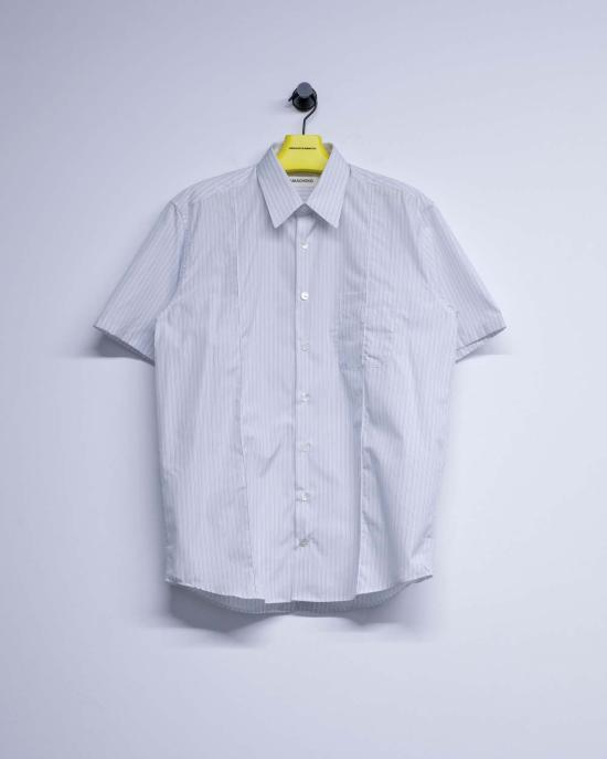  나마체코 반팔 셔츠 와 스트라이프 코튼 코델리아 반팔 셔츠