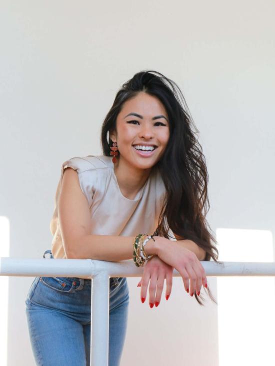  페어 아니타 이어링 파고다 그림 귀걸이 - FAIR ANITA