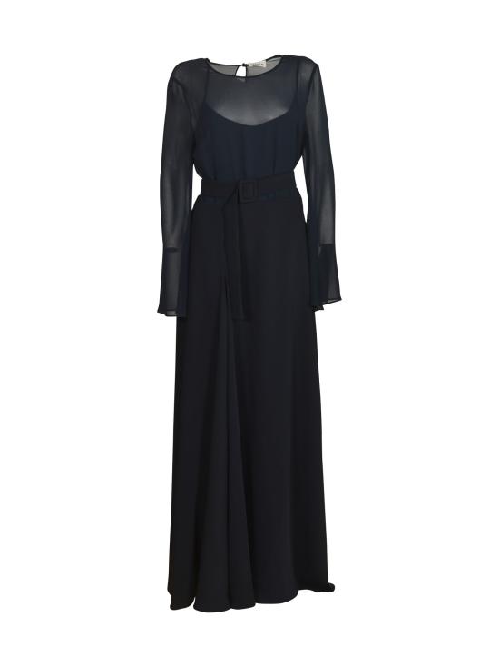 26SS 파로쉬 미디 원피스 D726118 012 Blue