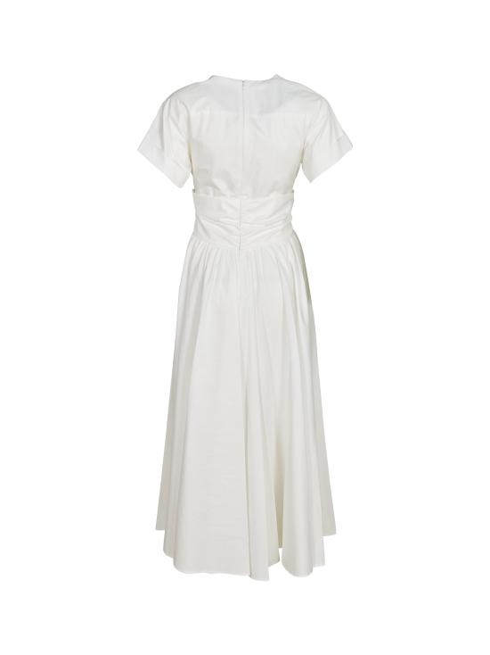 26SS 파투 미디 원피스 DR241 0244 001W White - PATOU