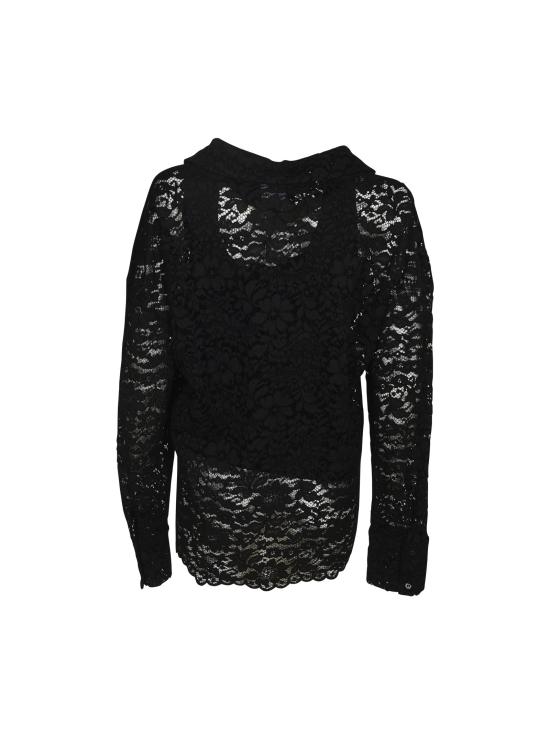 26SS 시모네타 셔츠 S06SH97T117 BLACK 001 Black - SIMONETTA