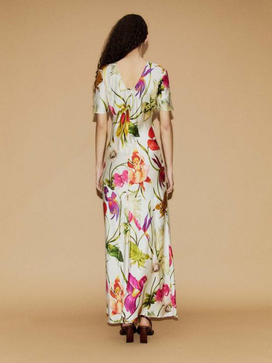  실크 런드리 롱 원피스 - SILK LAUNDRY