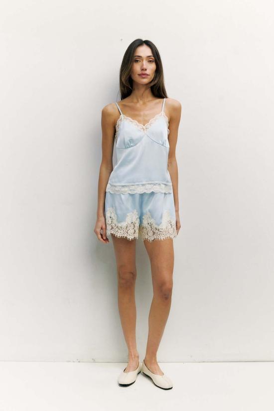  아잘레아 라운지 웨어 조세핀 레이스 트림 반바지 - AZALEA