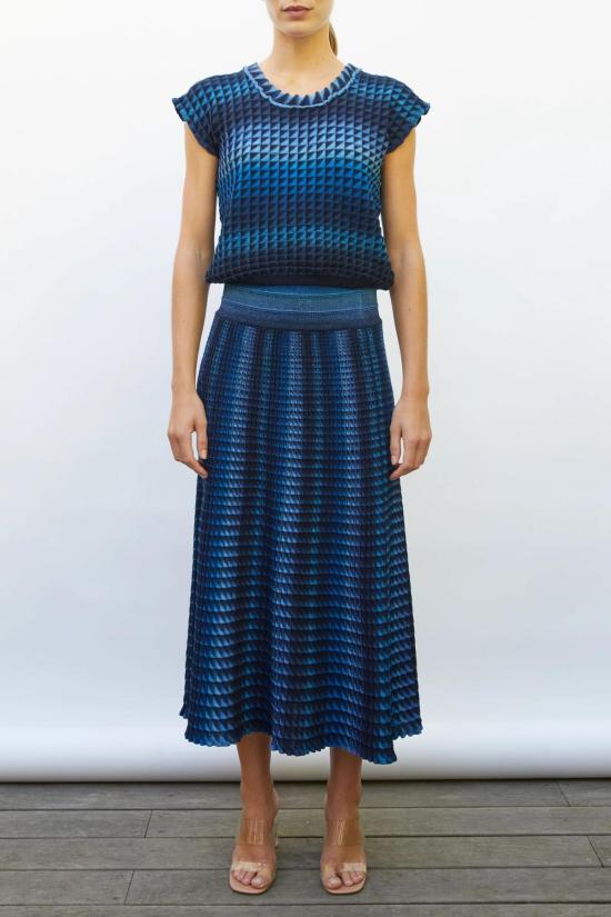  몰리 스웨터 Molli Etincele Origami 탑 누트/데님 - MOLLI