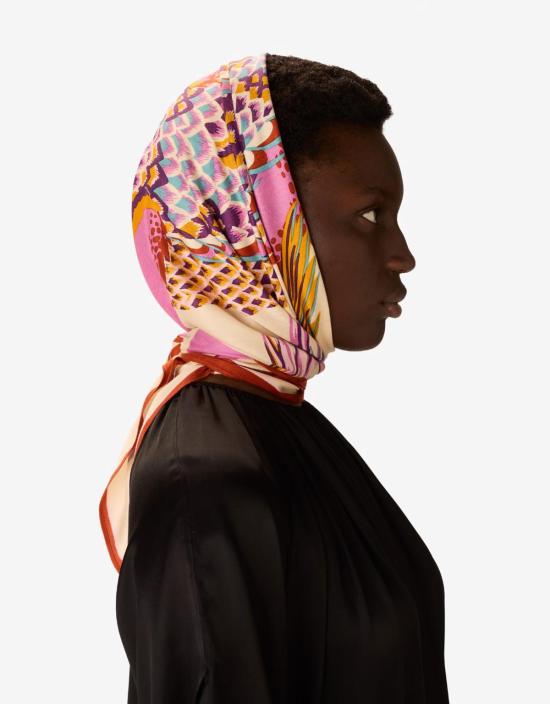  이누이투시 머플러/스카프 이누이투쉬 스퀘어 100 크로커다일 스카프 - INOUITOOSH