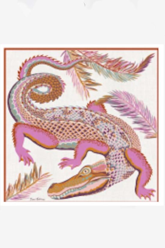  이누이투시 머플러/스카프 이누이투쉬 스퀘어 100 크로커다일 스카프