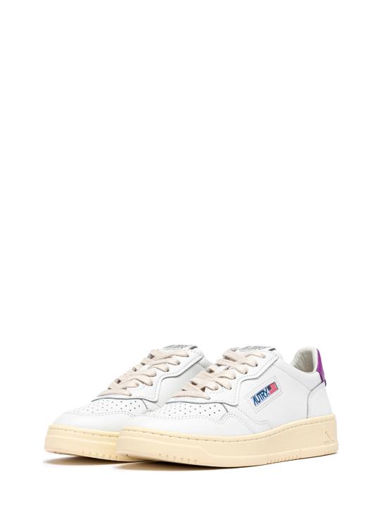26SS 오트리 메달리스트 로우 스니커즈 AULW LL08 LEAT LEAT WHT DBERRY - AUTRY