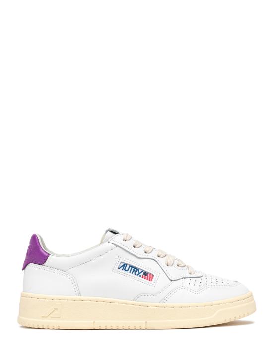 26SS 오트리 메달리스트 로우 스니커즈 AULW LL08 LEAT LEAT WHT DBERRY